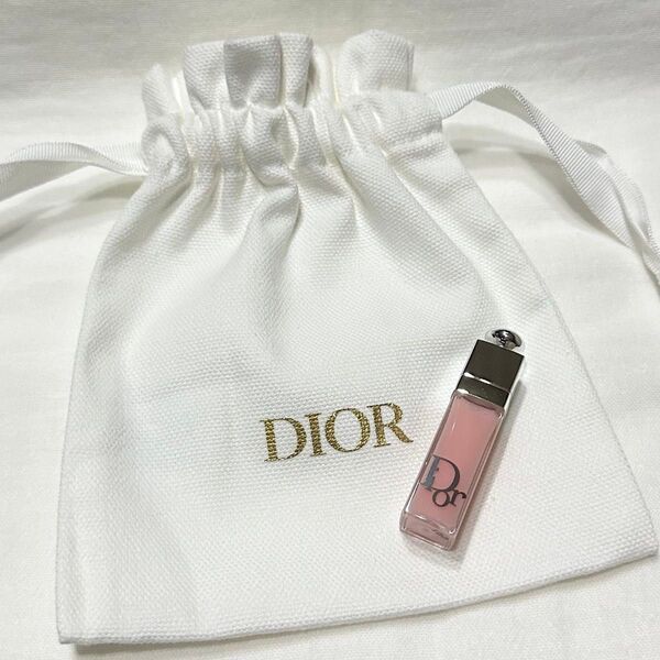 Christian Dior ディオール アディクト リップマキシマイザー 001ピンク 2mlサイズ 巾着ポーチ付き 新品未使用
