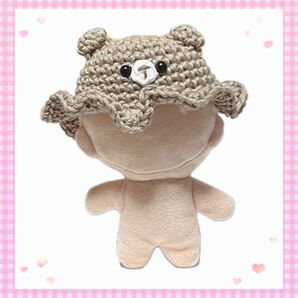 ぬい服 10cm くまさん帽子