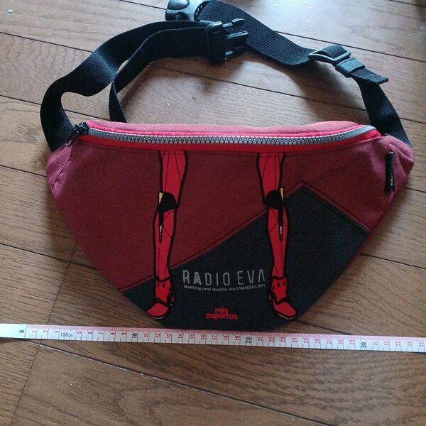 radioEva ウエストポーチ ウエストバッグ 男女兼用