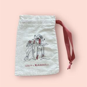ALBION アルビオン MY Little Box マイリトルボックス コラボ コラボ商品 小物入れ 片ひも巾着 巾着袋 ピンク