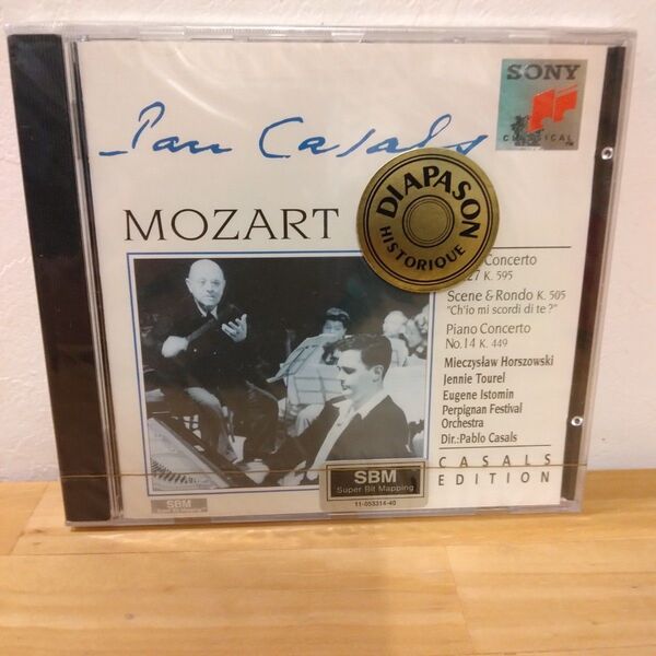 モーツァルト ピアノ協奏曲第27番・第14番 HORSZOWSKI ISTOMIN TOUREL 輸入盤CD1枚※未使用・未開封品