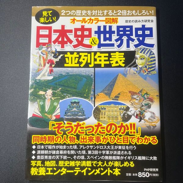 オールカラー図解日本史&世界史並列年表 見て楽しい! (見て楽しい!) 歴史の読み方研究会/著