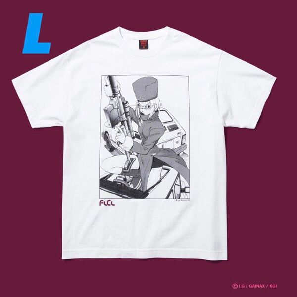 FLCL GEEKS RULE Tシャツ KITSURUBAMI Lサイズ