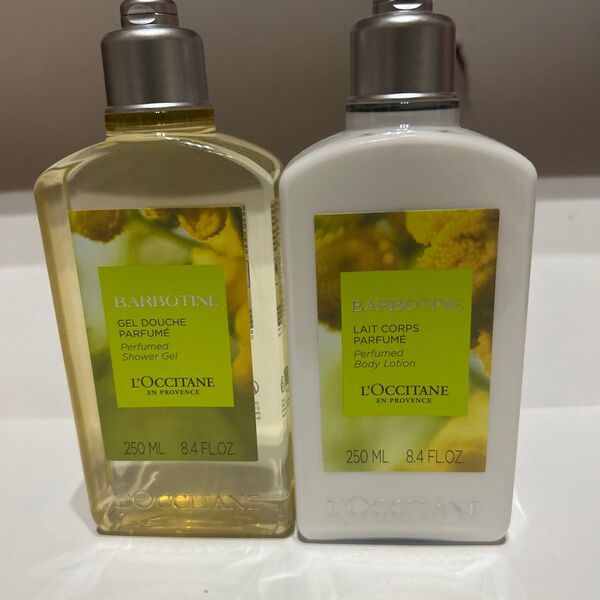 【2個セット】ロクシタン バーボティン シャワージェル&ボディローション 250ml
