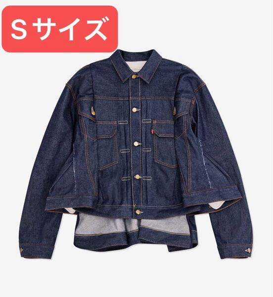 sacai x LEVI'S Women's Denim Jacket "Indigo"リーバイス ウィメンズ levis