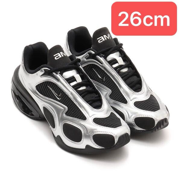 26cm Nike Women's Air Max Muse Black Metallic Silver エアマックスミューズ