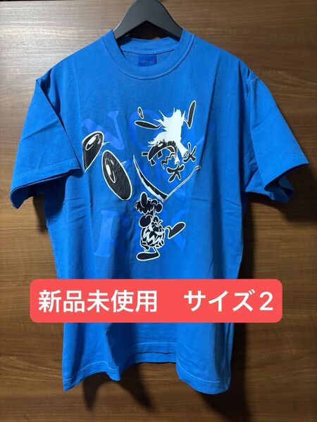 コインパーキングデリバリー Tシャツ ブルーcoinparking delivery newjeans NOW ON REC