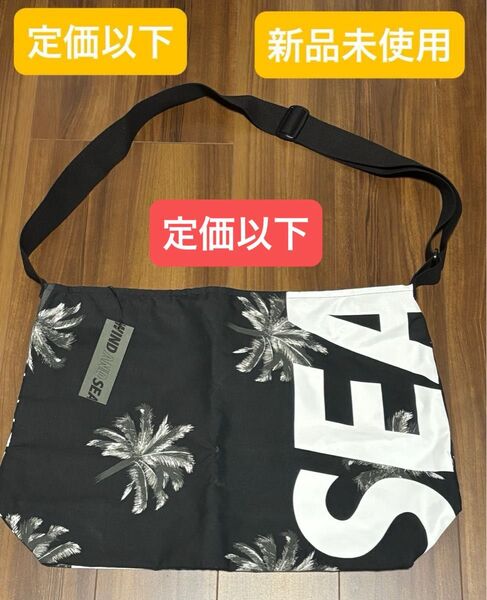 WIND AND SEA Palm tree (Pattern) Messenger Bag "Bkack" ショルダーバッグ