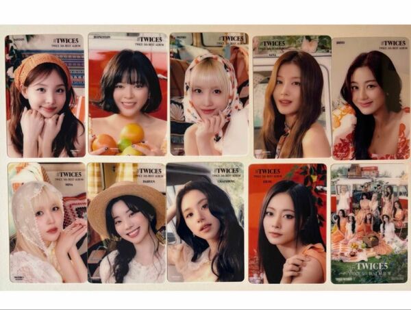 TWICE TWICE5 タワレコ特典 クリアトレカ 10種 コンプセット
