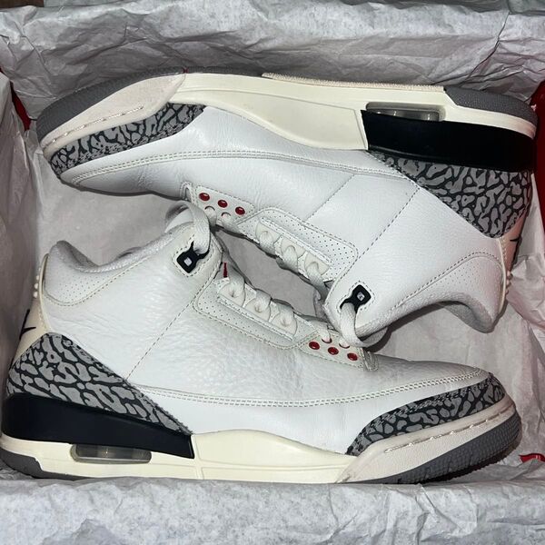 NIKE Air Jordan 3 Retro White Cement Reimagined ナイキ エアジョーダン 26.5