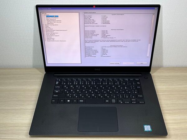 DELL Precision 5540 Core i7 4K液晶 タッチOK BIOS-OK