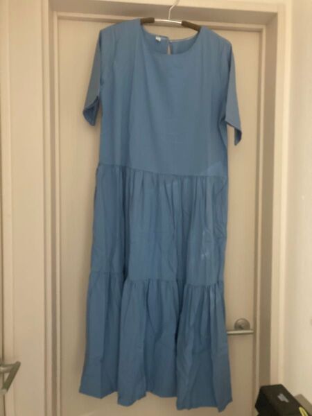 半袖ワンピース M ロング丈