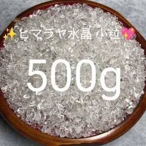 500g★特別ご奉仕★高浄化力☆万能の石☆【ヒマラヤ産天然水晶さざれ小粒】☆