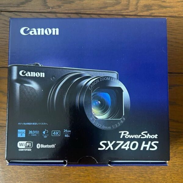 Canon コンパクトデジタルカメラ PowerShot SX740 HS シルバー PSSX740HSSL 新品未開封品