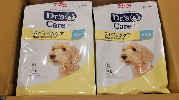 ドクターズケア 犬用 ストマックケア 低脂肪 3kg ×2