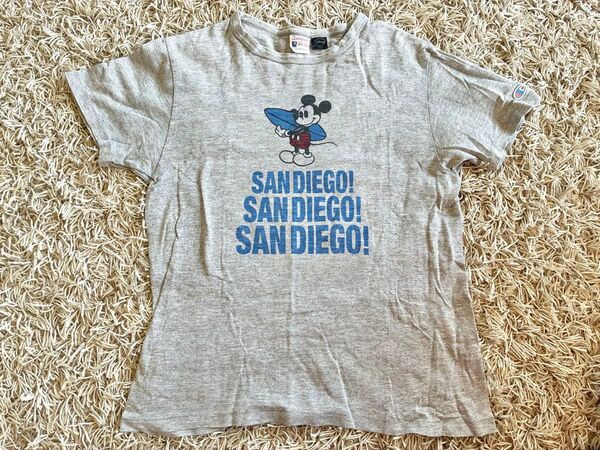 champion チャンピオン ランナータグ Disney ミッキーマウス M Tシャツ 半袖Tシャツ 半袖