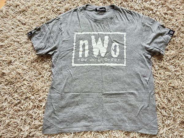 ARISTRIST WWE アリストリスト NWO Tシャツ XL 半袖Tシャツ Tシャツ グレー 新日本プロレス 蝶野正洋
