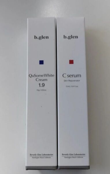 新品未開封 ビーグレン Cセラム Qusome ホワイトクリーム 1.9 2本セット b-glen