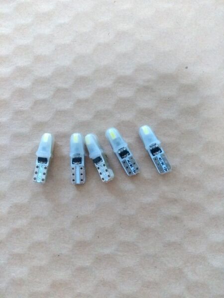 T5 LEDウェッジバルブ 26SMD 3014 ホワイト 5個