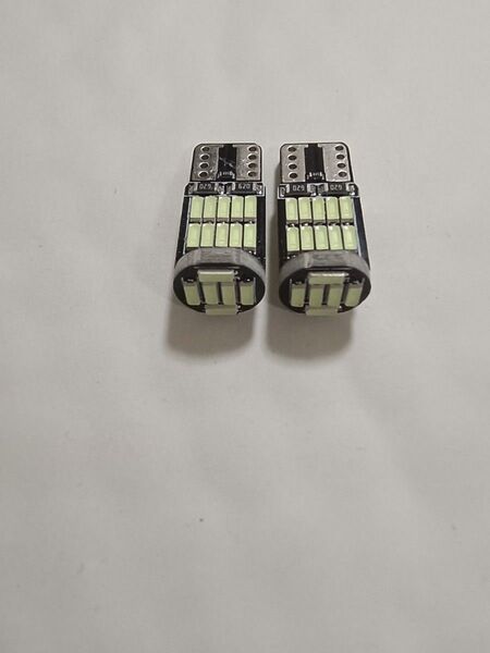 T10 LEDウェッジバルブ 26SMD 4014 クリスタルブルー 2個セット