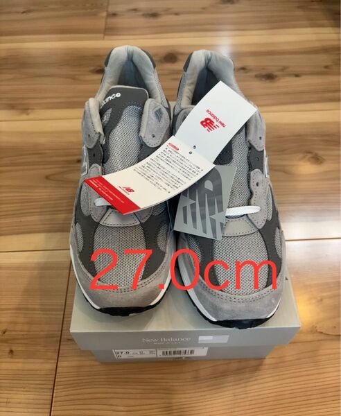 ニューバランス U992GY GRAY 27.0cm US9 グレー 新品未使用 Newbalance