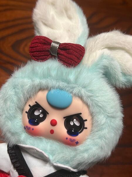 Baby Three マカロンシリーズ ミントカラー うさぎ 立ち耳 ぬいぐるみ