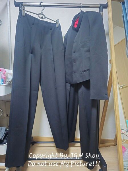 K.YOSHIHRO 短ラン 1点 ズボン2点 セット変形学生服 ズボンバギー