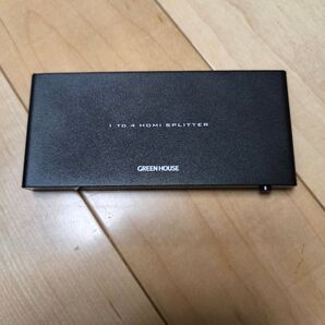 グリーンハウス HDMI スプリッター AC給電 Input 1 Output 4ポートGH-HSPH4-BK