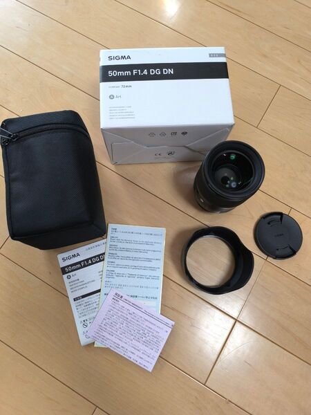 美品 シグマ SIGMA 50mm F1.4 DG DN Art ソニー E メーカー保証付き フィルター付き