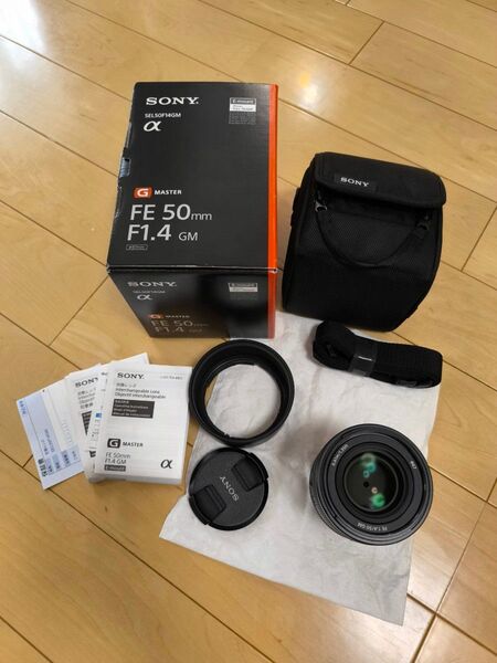 最終価格 新品同様 FE 50mm F1.4 GM SEL50F14GM メーカー保証付き フィルター付き