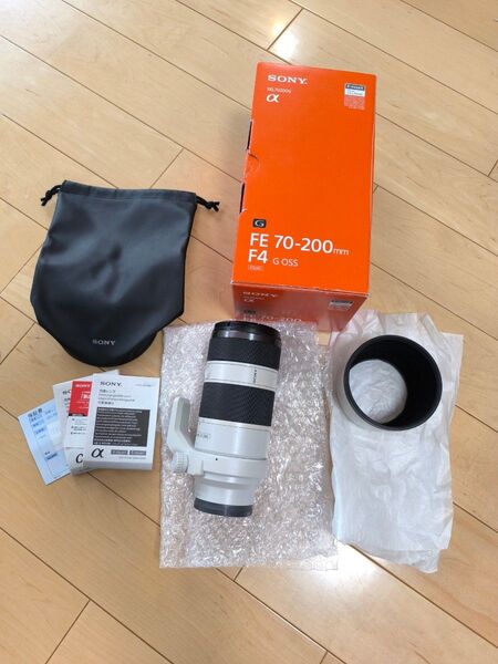 最終価格 極美品 ソニー SONY FE 70-200mm F4 G OSS SEL70200G メーカー保証付き フィルター付き