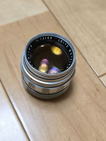 希少品 LEICA SUMMILUX M 50mm F1.4 第一世代 前期型 ズミルックス シルバー ライカ