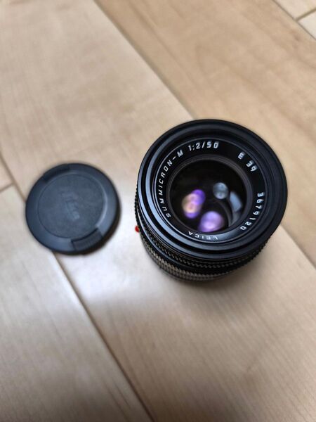 美品 Leica Summicron-M 50mm F/2 E39 ライカ ズミクロン 11826C フィルター付き