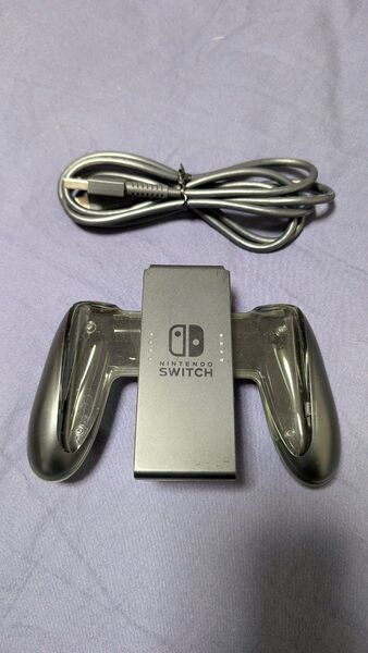 Switch 任天堂 純正品 Joy-Con充電グリップ クリア ジョイコン 充電
