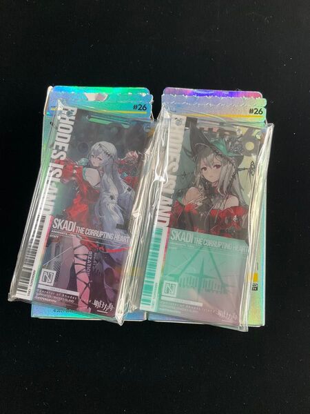 アークナイツ 濁心スカジ 通行認証アクリルキーホルダー 異進前&後