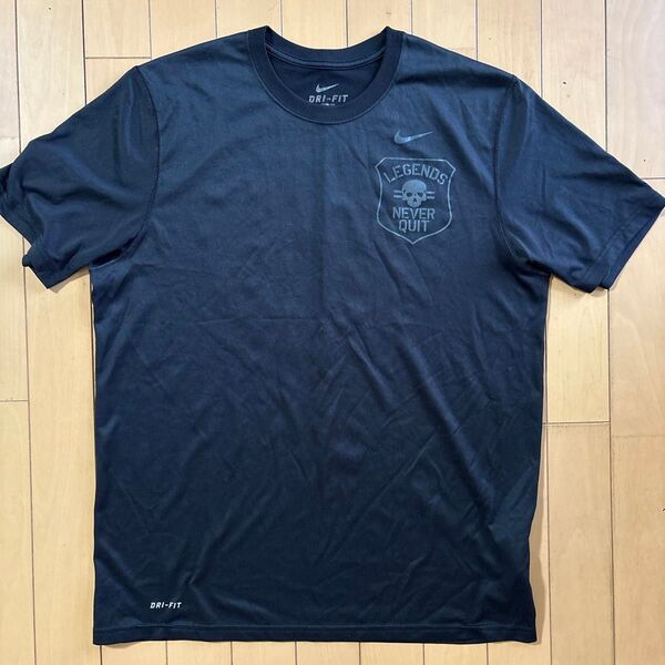 NIKE DRI-FIT Tシャツ メンズ 黒 XL