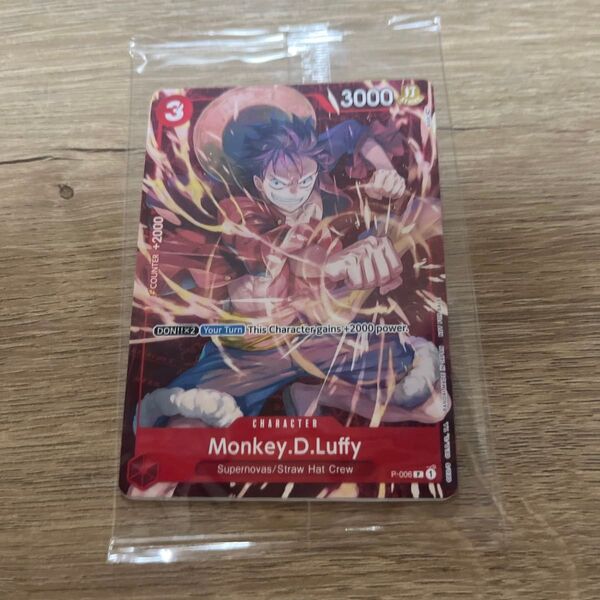 ワンピースカードゲーム モンキー・D・ルフィ P-006未開封