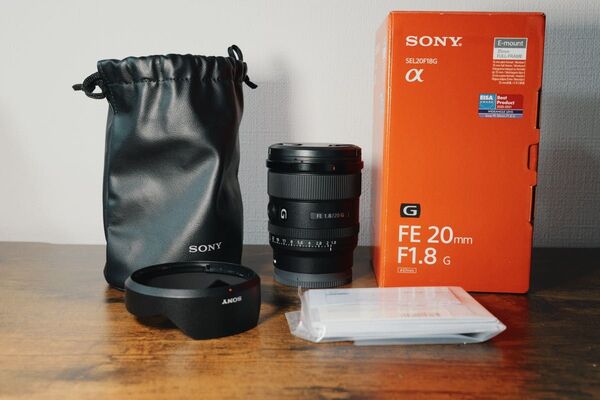 美品 SONY FE 20mm F1.8 G SEL20F18G ソニー