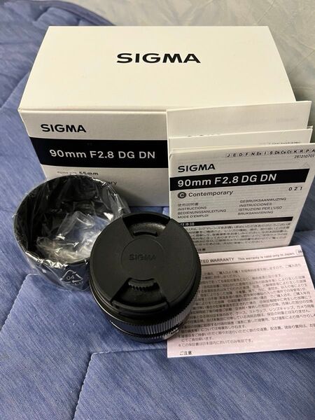 新品同様 sigma 90mm F2.8 DG DN sony Eマウント用
