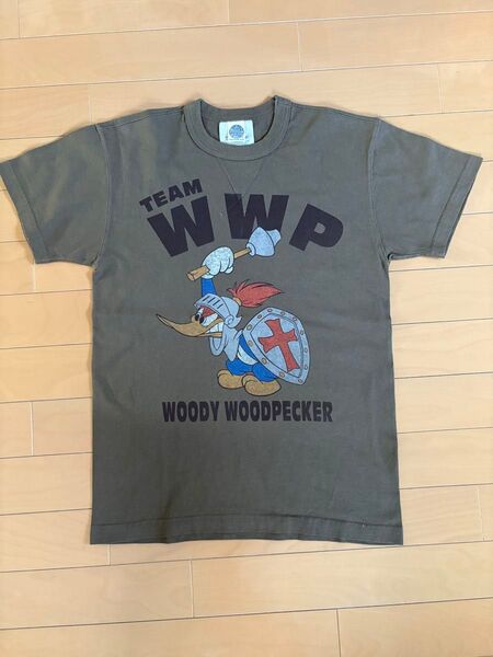 トイズマッコイ ウッドペッカー プリント半袖Tシャツ 未使用 送料無料 デッドストック TOY’S McCOY McHILL