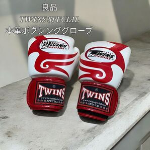 【良品】TWINS SPECIAL 本革ボクシンググローブ 10 oz