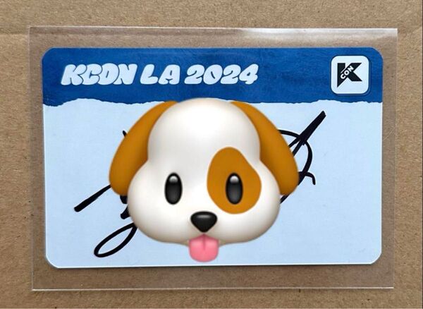 INI KCON LA 2024 オンライン グッズ直筆サイン MD 藤牧 京介 トレカ