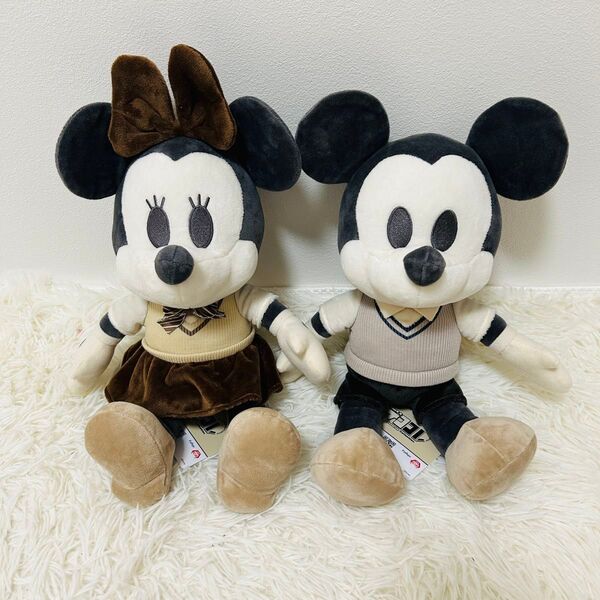 ★ミッキー&ミニー★デココレ制服ベスト BIG ぬいぐるみ ディズニー Disney