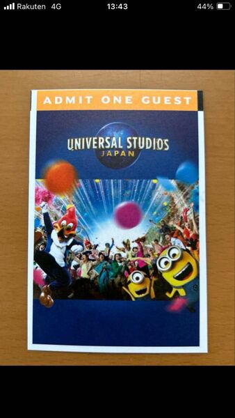 USJ チケット 1デイ・スタジオ・パス(1日券)ユニバーサルスタジオジャパン ユニバ