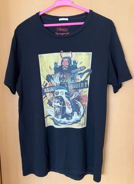 GU 仮面ライダーシリーズ Tシャツ Lサイズ ブラック 古着