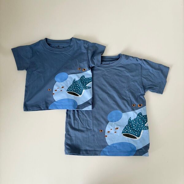 無印良品T海の生き物Tシャツ 2点セット