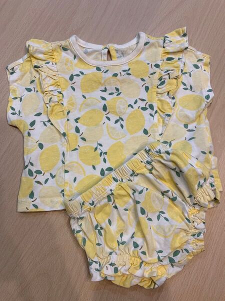 baby gap レモン柄 セットアップ 3〜6ヶ月