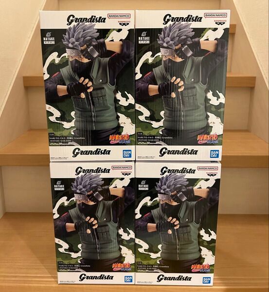 【新品未開封】NARUTO ナルト 疾風伝 Grandista はたけカカシ フィギュア 4体セット