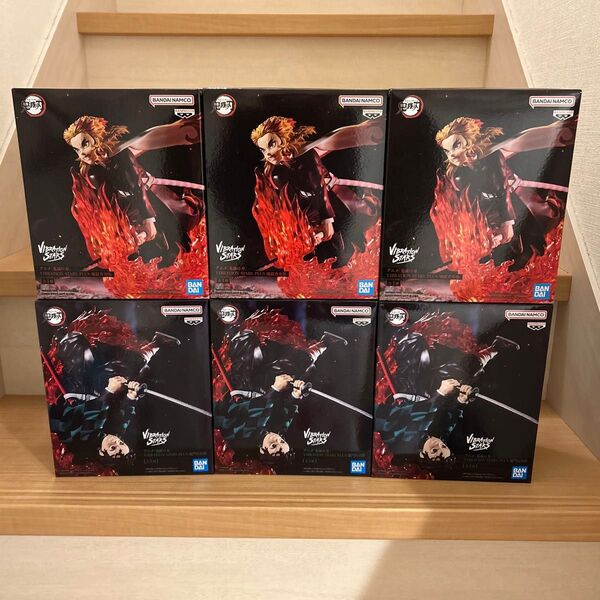 【新品未開封】鬼滅の刃 VIBRATION STARS フィギュア 竈門炭治郎 煉獄杏寿郎 6体セット