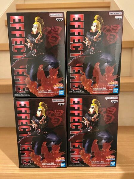 【新品未開封】NARUTO疾風伝 EFFECTREME デイダラ フィギュア 4体セット